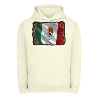 Pigment Pistachio mexico flag black glitter leopard Urban Hoodie - AdoDesignShop