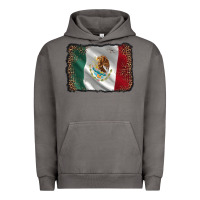 Pigment Tornado mexico flag black glitter leopard Urban Hoodie - AdoDesignShop