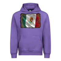 Tulip mexico flag black glitter leopard Urban Hoodie - AdoDesignShop