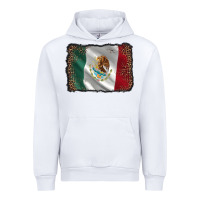 White mexico flag black glitter leopard Urban Hoodie - AdoDesignShop