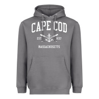 Storm Cape Cod MA Vintage Crossed Oars & Boat Anchor Sports Sweat Heavyweight Hoodie - longCreatives