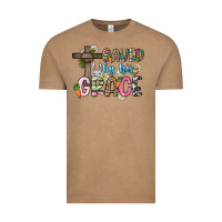 Vintage Coffee Saved by his grace Easter Day Vintage Tee - HowdyJamesFarm