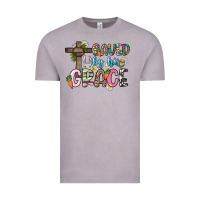 Vintage Zinc Saved by his grace Easter Day Vintage Tee - HowdyJamesFarm