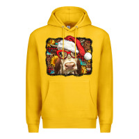 Lemon Christmas Cow Premium Hoodie - LillyAllenDesigns