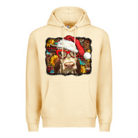 Pina Colada Christmas Cow Premium Hoodie - LillyAllenDesigns