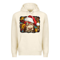 Tofu Christmas Cow Premium Hoodie - LillyAllenDesigns