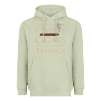 Matcha That's What I Do I Smoke Cigars And I Know Things Heavyweight Hoodie - longCreatives