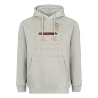 Moon Dust That's What I Do I Smoke Cigars And I Know Things Heavyweight Hoodie - longCreatives
