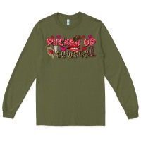 Army Green Pucker Up Cowboy Valentine's Day Long Sleeve Tee - FaDigitalArtStudio
