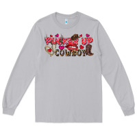 Moon Dust Pucker Up Cowboy Valentine's Day Long Sleeve Tee - FaDigitalArtStudio