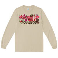 Mushroom Pucker Up Cowboy Valentine's Day Long Sleeve Tee - FaDigitalArtStudio