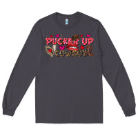 Smoke Pucker Up Cowboy Valentine's Day Long Sleeve Tee - FaDigitalArtStudio
