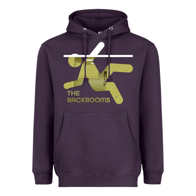 The Backrooms Graphic Heavyweight Hoodie by longCreatives | Teevron