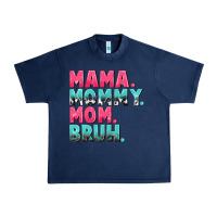 Navy Mama Mommy Mom bruh Mother's Day Urban Heavy Tee - CowGirlArtShop