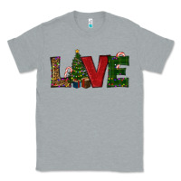 Heather Grey Christmas Tree Love Classic Tee - RanaPortraitStore