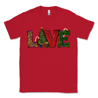 Red Christmas Tree Love Classic Tee - RanaPortraitStore