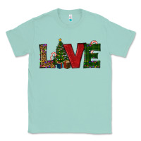Seafoam Christmas Tree Love Classic Tee - RanaPortraitStore