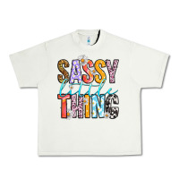 Pistachio sassy little thing Urban Heavy Tee - RanaPortraitStore