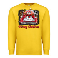 Lemon merry christmas truck snowman Premium Sweatshirt - BarkalooDesign
