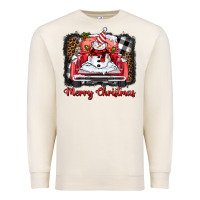 Sandshell merry christmas truck snowman Premium Sweatshirt - BarkalooDesign