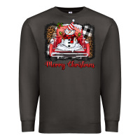 Smoke merry christmas truck snowman Premium Sweatshirt - BarkalooDesign