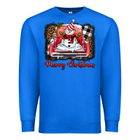 True Royal merry christmas truck snowman Premium Sweatshirt - BarkalooDesign