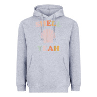 Heather Grey vintage retro shell yeah beach tropical vacation gifts t shirt Heavyweight Hoodie - longCreatives