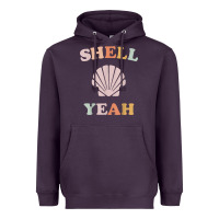 Plum vintage retro shell yeah beach tropical vacation gifts t shirt Heavyweight Hoodie - longCreatives