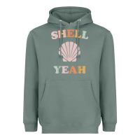Sage vintage retro shell yeah beach tropical vacation gifts t shirt Heavyweight Hoodie - longCreatives