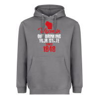 Storm Wisconsin Out Drinking Your State Since 1848 Heavyweight Hoodie - longCreatives