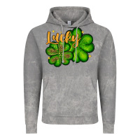Cloud Rock St. Patrick's Lucky and shamrock Vintage Hoodie - OliviaCreatesArt