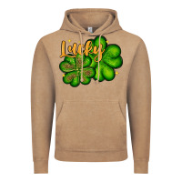 Vintage Coffee St. Patrick's Lucky and shamrock Vintage Hoodie - OliviaCreatesArt