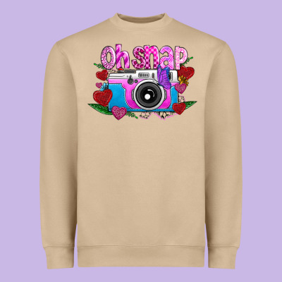 Oh Snap Heavyweight Sweatshirt Designed By Cowhidedigitalart