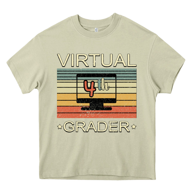 Virtual 4th Grader Heavy Core Tee by Bettercallsaul | Teevron