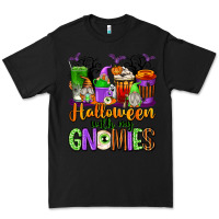 Black Halloween with My Gnomies Coffee Cups Premium Tee - texasbilliewilder