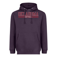 Plum Oklahoma Softball Heavyweight Hoodie - longCreatives