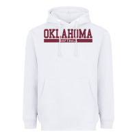 White Oklahoma Softball Heavyweight Hoodie - longCreatives