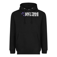 Black Anytimes Fitness Heavyweight Hoodie - longCreatives