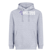 Heather Grey Anytimes Fitness Heavyweight Hoodie - longCreatives