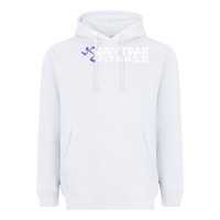 White Anytimes Fitness Heavyweight Hoodie - longCreatives