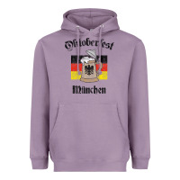 Lavender Oktoberfest München German Flag Beer Stein Heavyweight Hoodie - longCreatives