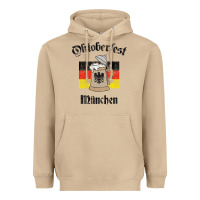 Mushroom Oktoberfest München German Flag Beer Stein Heavyweight Hoodie - longCreatives