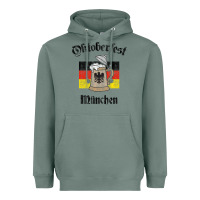 Sage Oktoberfest München German Flag Beer Stein Heavyweight Hoodie - longCreatives