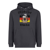 Smoke Oktoberfest München German Flag Beer Stein Heavyweight Hoodie - longCreatives