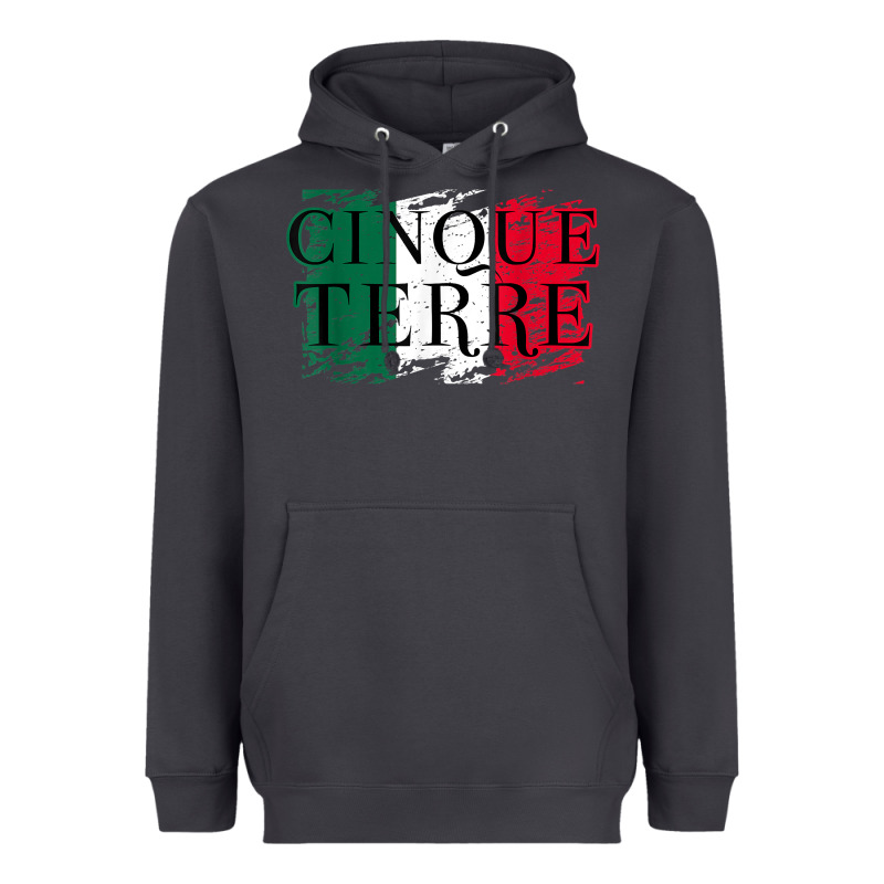 Cinque Terre Italy Travel Distressed T Shirt Heavyweight Hoodie by longCreatives | Teevron