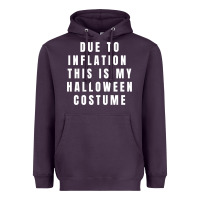 Plum due to inflation, this is my halloween costume pullover Heavyweight Hoodie - longCreatives