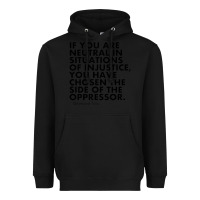 Black human rights quote protest political Heavyweight Hoodie - longCreatives