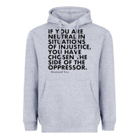 Heather Grey human rights quote protest political Heavyweight Hoodie - longCreatives