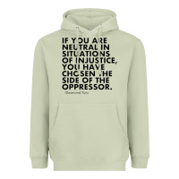 Matcha human rights quote protest political Heavyweight Hoodie - longCreatives