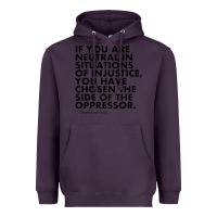 Plum human rights quote protest political Heavyweight Hoodie - longCreatives